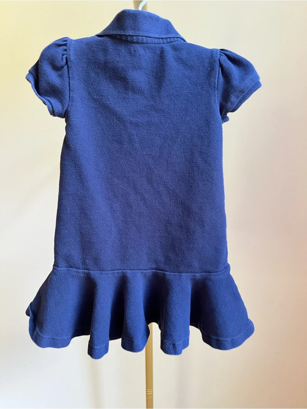Ralph Lauren Girls' Navy Polo Dress size 12M